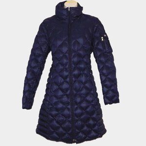 lauren ralph lauren blue  quilted puffer light Down coat women size: S
